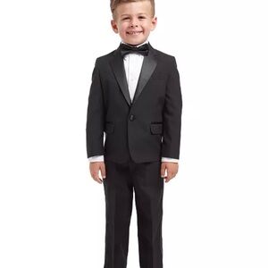 Nautica Black and White Kids Suit Set